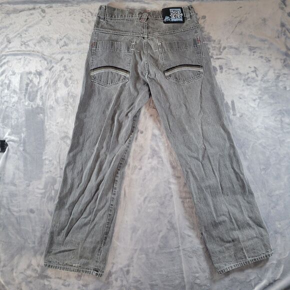 5ive Jungle & Co Jeans Men's 34 Relaxed Fit Baggy Wide Denim VTG Y2K 34x29 - Picture 2 of 12